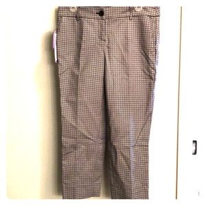 Printed Cropped dress pants